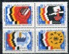 C162 - Iran 1985 - Anul tineretului bloc de patru neuzat,perfecta stare, Nestampilat