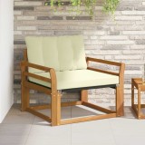 vidaXL Set de canapele de exterior Lemn solid de Acacia și Textilene 3436322