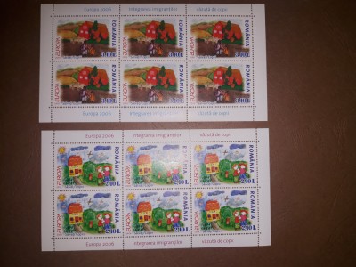 TIMBRE ROMANIA MNH 2006 /LP1718a EUROPA-INTEGRAREA IMIGRANTILOR VAZUTA DE COPII foto