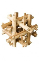 Joc logic puzzle 3D din lemn: Magic Sticks foto