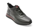 Ghete GRYXX negre, 38131, din piele naturala