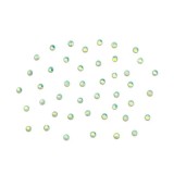 Strasuri rotunde OPAL - verzi, 50 buc., INGINAILS