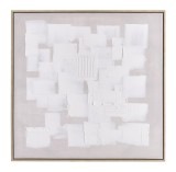 Cumpara ieftin Tablou decorativ pictat manual pe canvas Texture 82,6x4,3x82,6h