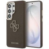 Husa pentru Samsung Galaxy S26 Ultra S948, Guess, 4G Grained Big and Classic Logo, Maro