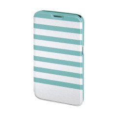Husa Booklet Stripes Samsung Galaxy S6 Hama, Verde/Alb