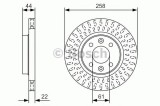 Disc frana SMART FORTWO Cabrio (453) (2015 - 2016) BOSCH 0 986 479 A86