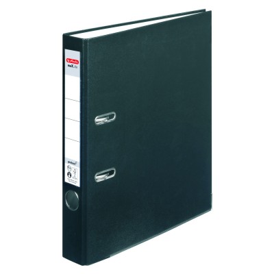 Biblioraft a4 5cm pp negru herlitz foto