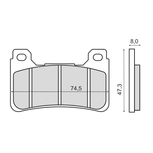 Placute frana Honda CBR 600 RR fata Cod Produs: MX_NEW 225102950RM