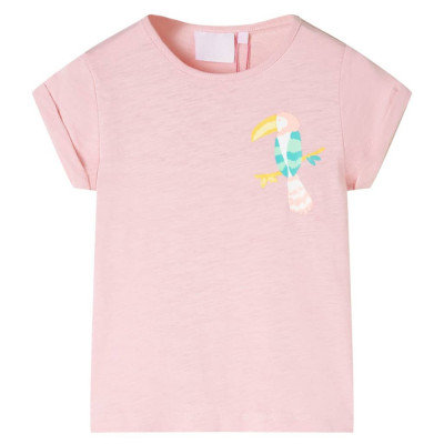 Tricou pentru copii, roz deschis, 92 GartenMobel Dekor foto