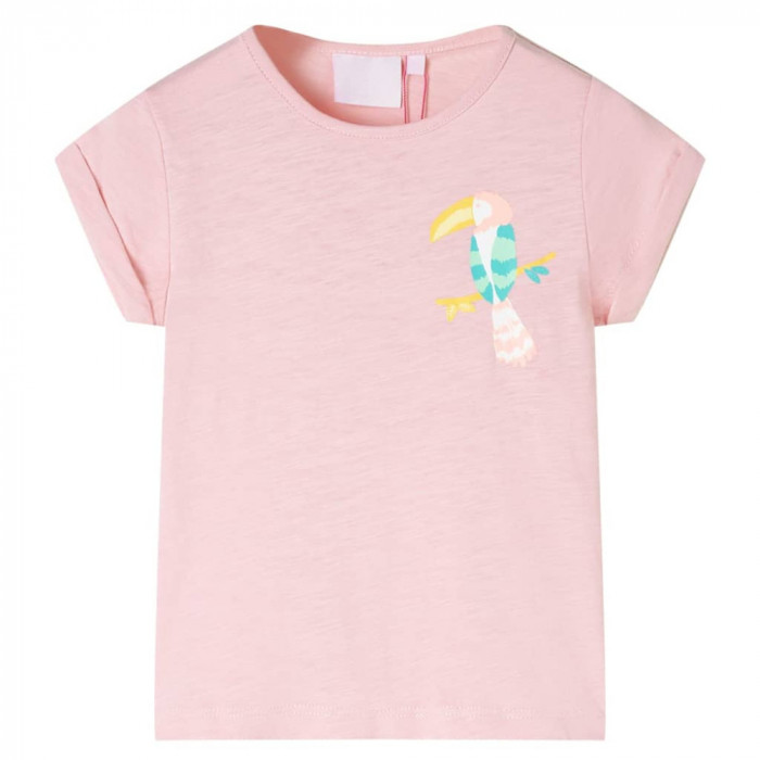 Tricou pentru copii, roz deschis, 92 GartenMobel Dekor