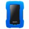 HDD extern ADATA 1 TB, HD330, 2.5 inch, USB 3.1, albastru, &quot;AHD330-1TU31-CBL&quot; (timbru verde 0.8 lei)