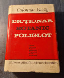 Dictionar botanic poliglot Coloman Vaczy