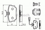 Set placute frana,frana disc VW SHARAN (7M8, 7M9, 7M6) (1995 - 2010) BOSCH 0 986 494 529