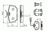 Set placute frana,frana disc VW TRANSPORTER IV bus (70XB, 70XC, 7DB, 7DW, 7DK) (1990 - 2003) BOSCH 0 986 494 529