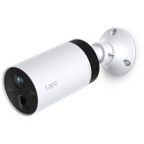 Camera de supraveghere wireless TP-LINK TAPO C420, cloud, pentru interior/exterior, vedere pe timp de noapte, negru/alb