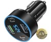 Incarcator Auto WZK WDCCB 50W 3A 2 x USB-A - 2 x USB-C Negru