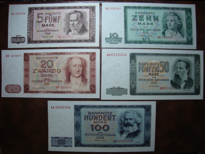 SET GERMANIA / DDR 1964 UNC/UNC-