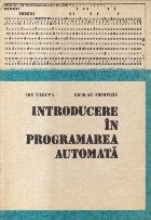 Introducere in programarea automata cu aplicatii la cercetarea stiintifica