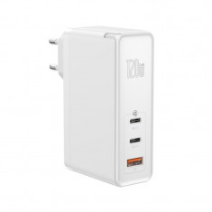 Incarcator Retea USB Baseus GaN2 Pro, Quick Charge, 120W, 1 X USB - 2 x USB Tip-C, Alb CCGAN-J02