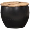 VidaXL Măsuță de cafea, 53 x 43 cm, lemn masiv de mango, rotund 287484
