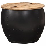 Cumpara ieftin Măsuță de cafea, 53 x 43 cm, lemn masiv de mango, rotund