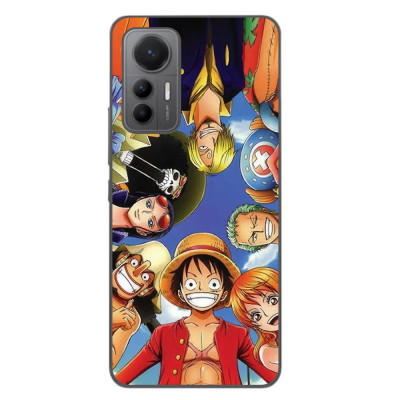 Husa compatibila cu Xiaomi 12 Lite Silicon Gel Tpu Model One Piece Crew foto