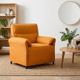 vidaXL Canapea 100% poliester, cadru din metal, MDF, placaj 42033878