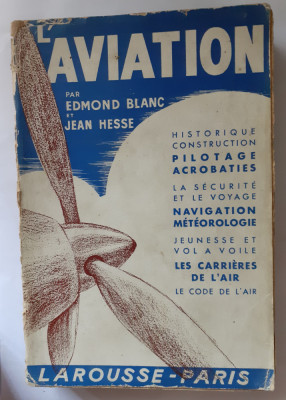 Edmond Blanc și Jean Hesse L Aviation 1940 foto