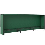 Outsunny Suport Lemne de 1m&sup3; Reglabil cu Acoperire Impermeabilă 300x36x99 cm | Aosom Romania