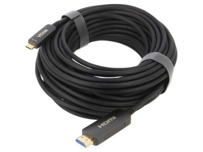 Adaptor HDMI 2.0 la USB C HDCP 2.2, 15m, Aurit foto