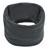 Fular circular fleece antracit cu cordon pentru bărbați, CMCLASS