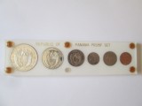 Cumpara ieftin Rar! Panama set 6 monede UNC 1966 Proof:1 si 1/2 Balboa argint,1/4 si 1/10 Balboa,5 Centesimos si 1 Centesimo, America Centrala si de Sud