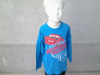 McQueen Disney Cars Blue - bluza copii 6 ani foto