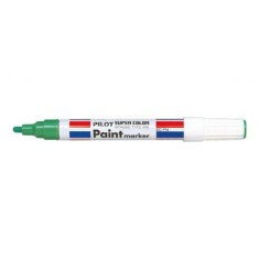 Marker permanent cu vopsea Pilot Paint 4.5 mm varf rotund verde