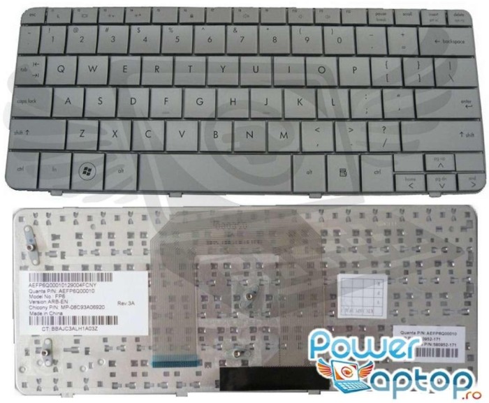 Tastatura HP Argintie Mini 311, Pavilion DM1 1000, Pavilion DM1 1100, Pavilion DM1 1200
