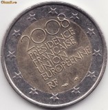 Moneda Franta - 2 Euro 2008 - Presedintia franceza a UE, Europa
