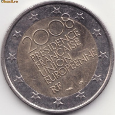 Moneda Franta - 2 Euro 2008 - Presedintia franceza a UE