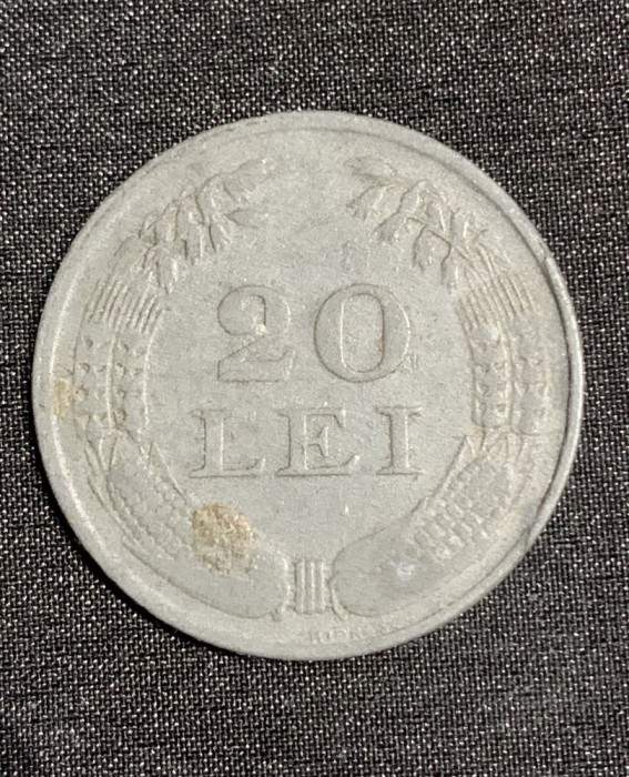 Moneda 20 lei 1943