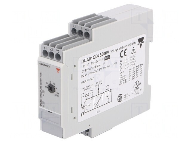 Releu Monitorizare Curent 24-48V AC/DC DUA01CD48500V
