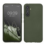 Husa Kwmobile pentru Samsung Galaxy A54 5G, Verde inchis, Silicon, KWM000018FS017C
