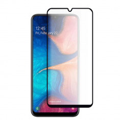 Folie Sticla Full Cover compatibila cu Samsung Galaxy A04s, 5D full glue, 9H, 0.3MM margini negre foto