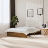 VidaXL Cadru de pat King Size, maro miere, 150x200 cm, lemn masiv