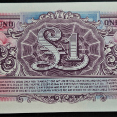 BANCNOTA MILITARA 1 POUND - MAREA BRITANIE, anul 1948 * cod 384 - seria 2 = UNC