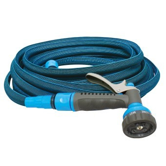 Furtun de gradina extensibil, Aquacraft Premium Extendable 870020, lungime 10-20 m, inclus pistol de stropit