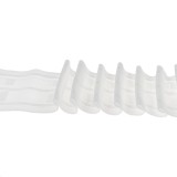 Rejansa universala 1-620-65/P3, bumbac, alba, 6.5 cm