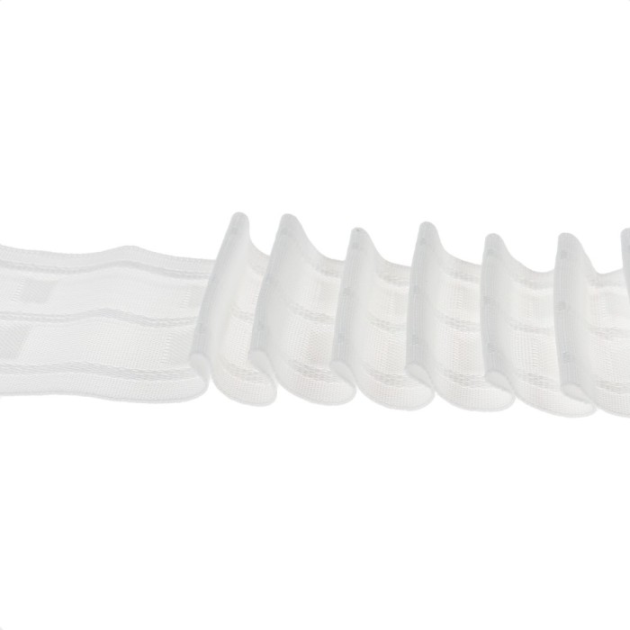 Rejansa universala 1-620-65/P3, bumbac, alba, 6.5 cm