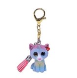 Cumpara ieftin Jucarie de plus breloc Ty Mini Boos - Heather pisicuta cu corn, 8.5 cm