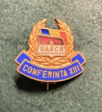 Insigna UASCR conferinta XIII 13