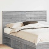 vidaXL Tăblie cap cu headboard Gri Sonoma 160 cm Lemn compozit 887743