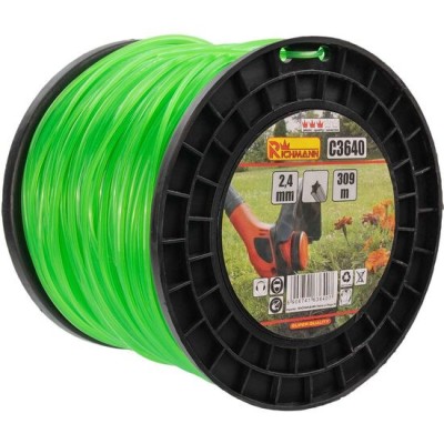 Fir rezerva motocoasa, trimmer, tip stea, 2.4 mm x 309 m, Richmann foto